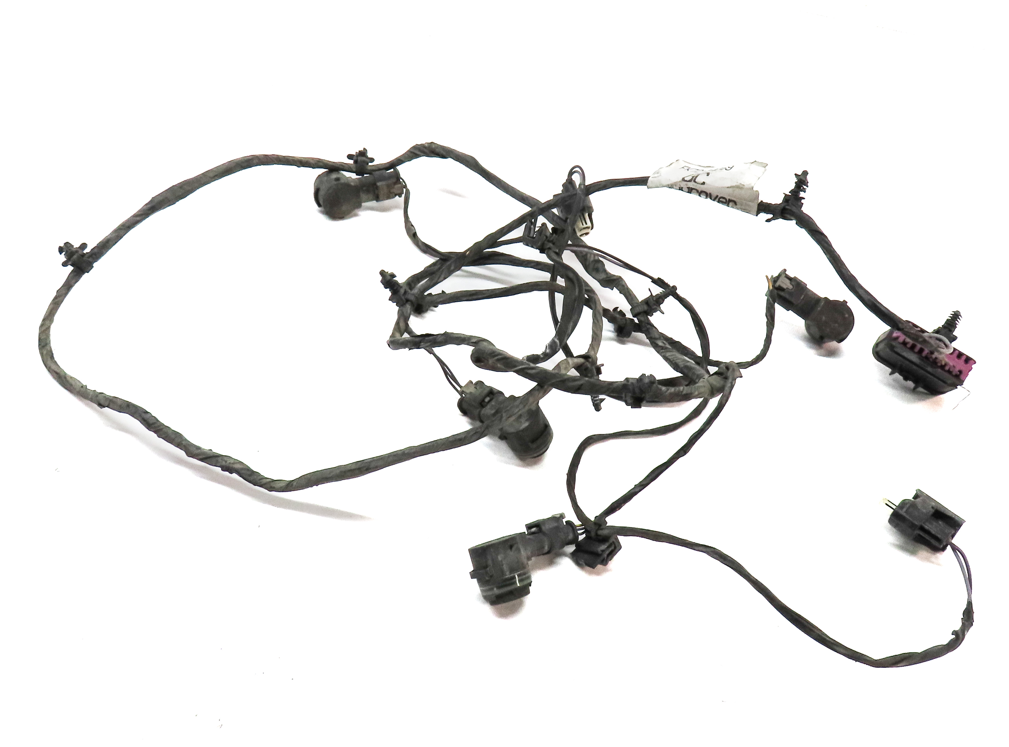 2016 DISCOVERY SPORT (L550) FRONT PARK ASSIST PDC SENSOR SET4 (BLACK) & HARNESS — exact item pictured